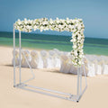 9.8ft x 9.8ft Photography Backdrop with Wind-Proof Braces, Freestanding Telescopic Backdrop Stand Kit J315