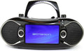 Black 7" Bluetooth DVD Boombox with AM/FM Radio N7025