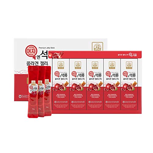 Pomegranate Collagen Jelly Stick 5.1oz 30 Count (5 Pack) E9861