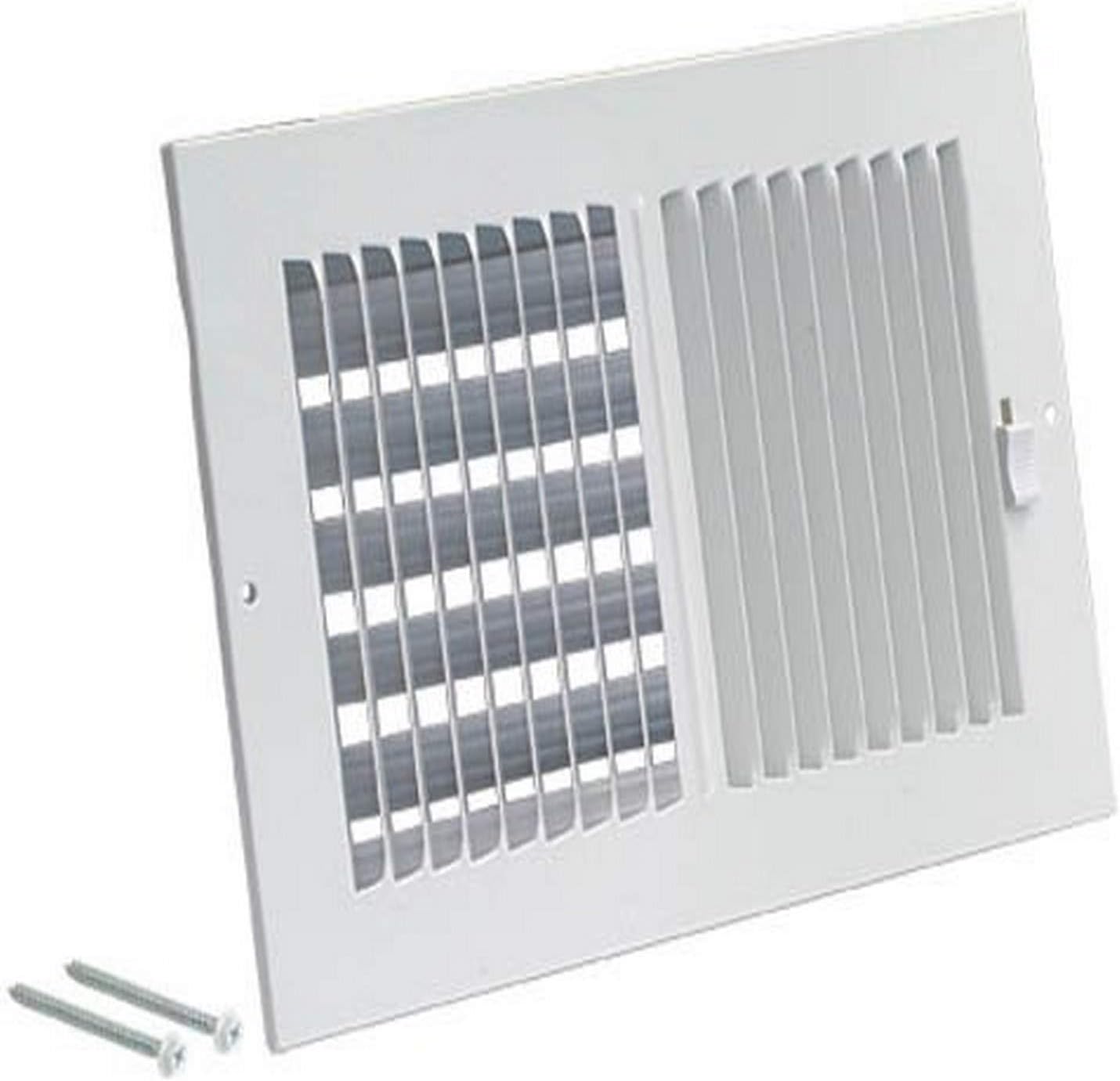 14 x 8 Inch White Solid Steel Air Vent Cover B149978