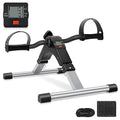 Folding Pedal Exerciser Under Desk Bike Pedal Exerciser with LCD Monitor R7117