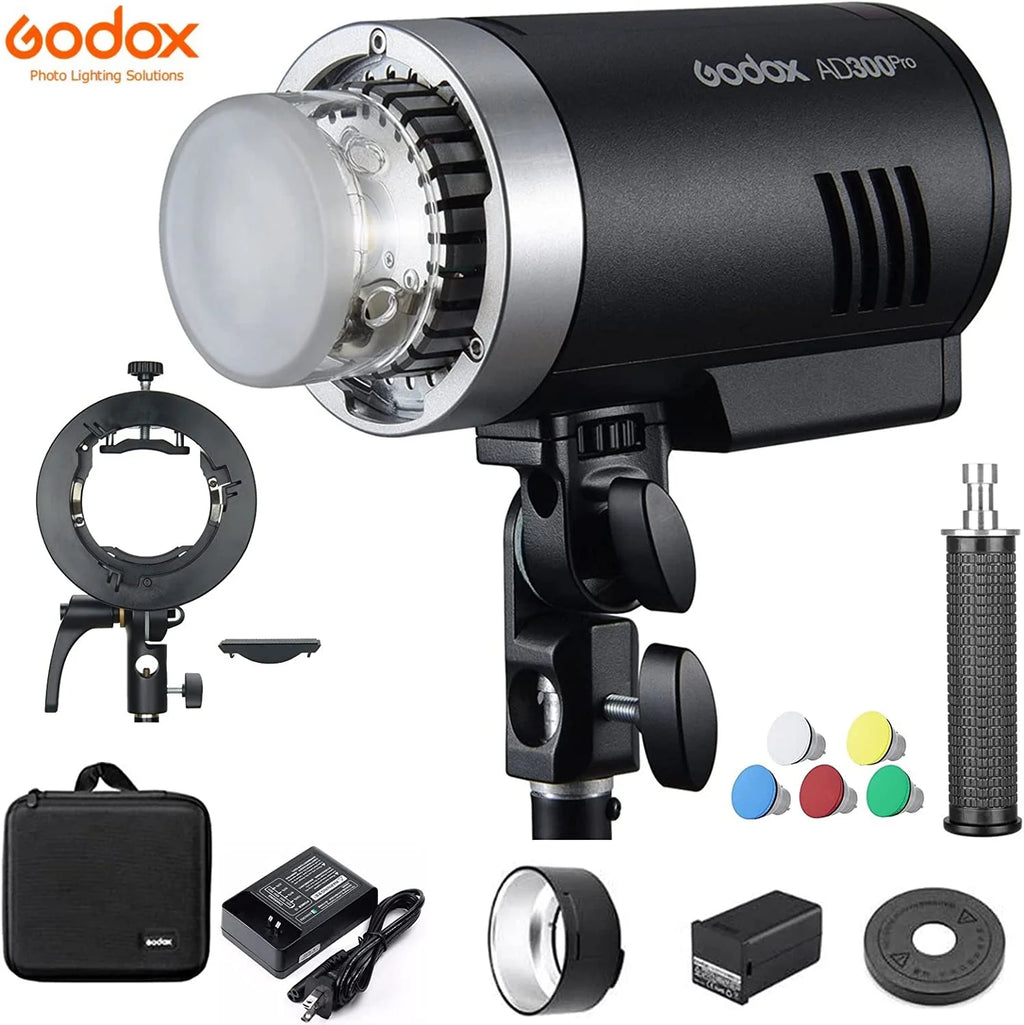 300W TTL Outdoor Flash with Bi-Color Modeling LED J771
