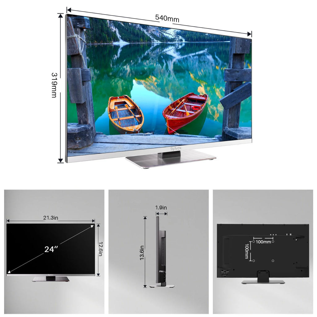 24 inch 12 Volt RV TV with Built-in DVD Player I13903