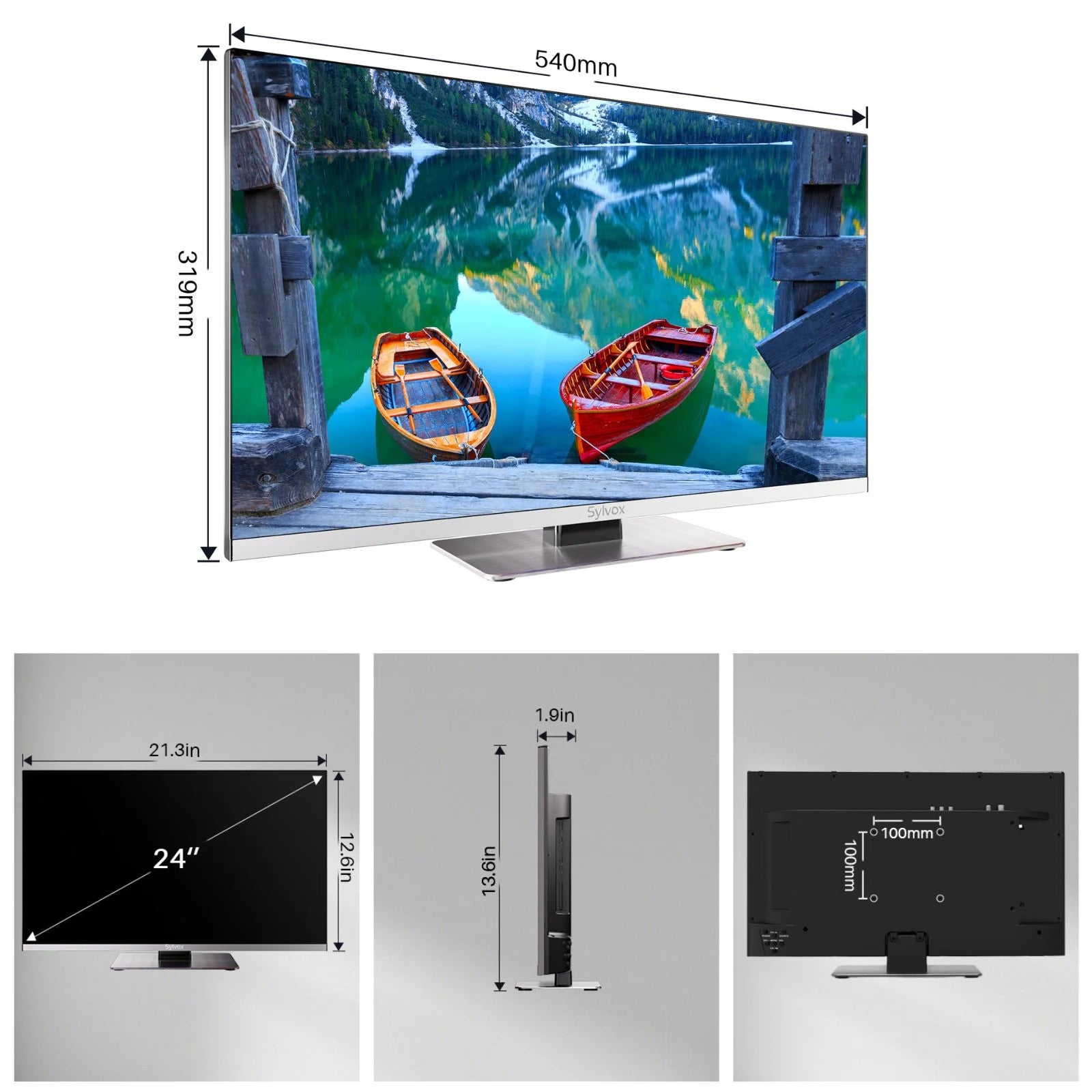 24 inch 12 Volt RV TV with Built-in DVD Player I13903