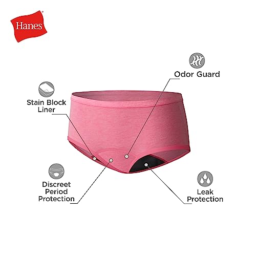 Girls' Boys' Short & Hipster Period Underwear, Moderate Protection, Multi-Pack O7518