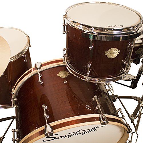 4-Piece Shell Pack with 24" Bass Drum, Silver Sparkle U7054