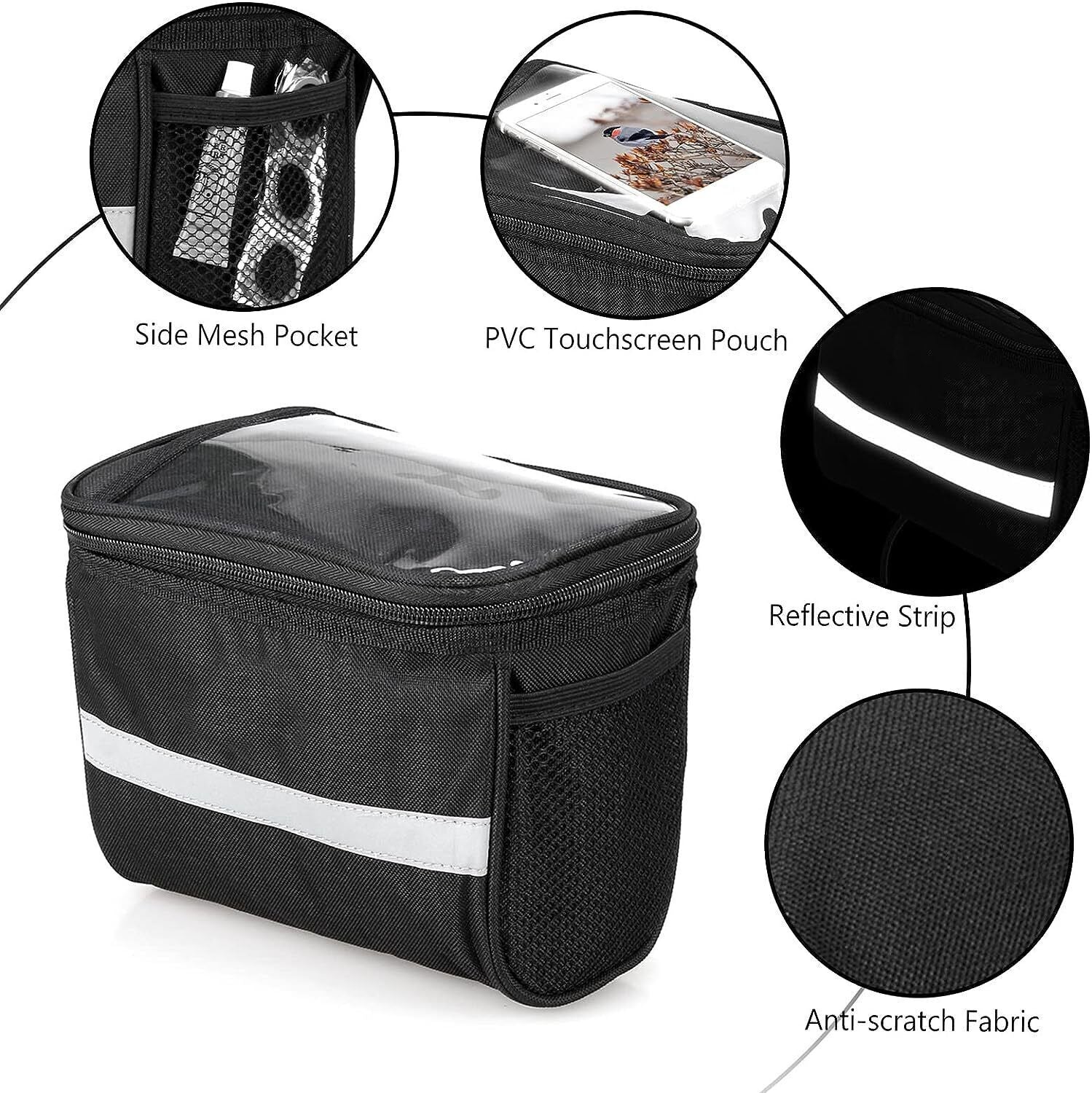 Large Waterproof Bicycle Handlebar Bag E116527
