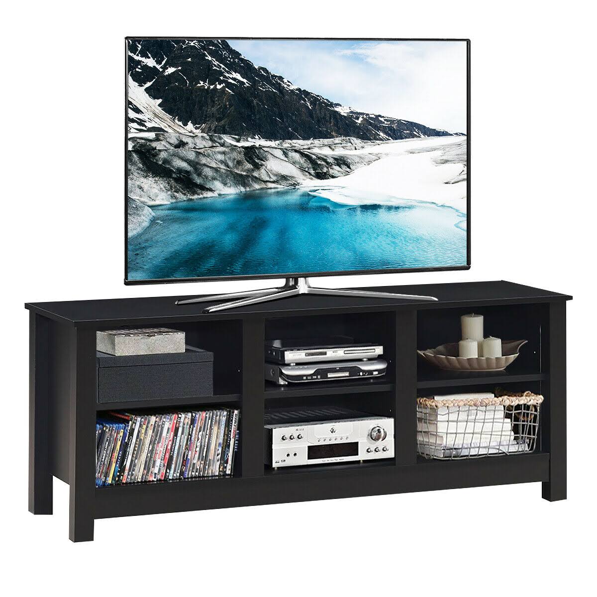 Black Entertainment TV Stand Cabinet K59526