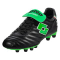 Black/Spring Green Firm Ground Soccer Cleat J885