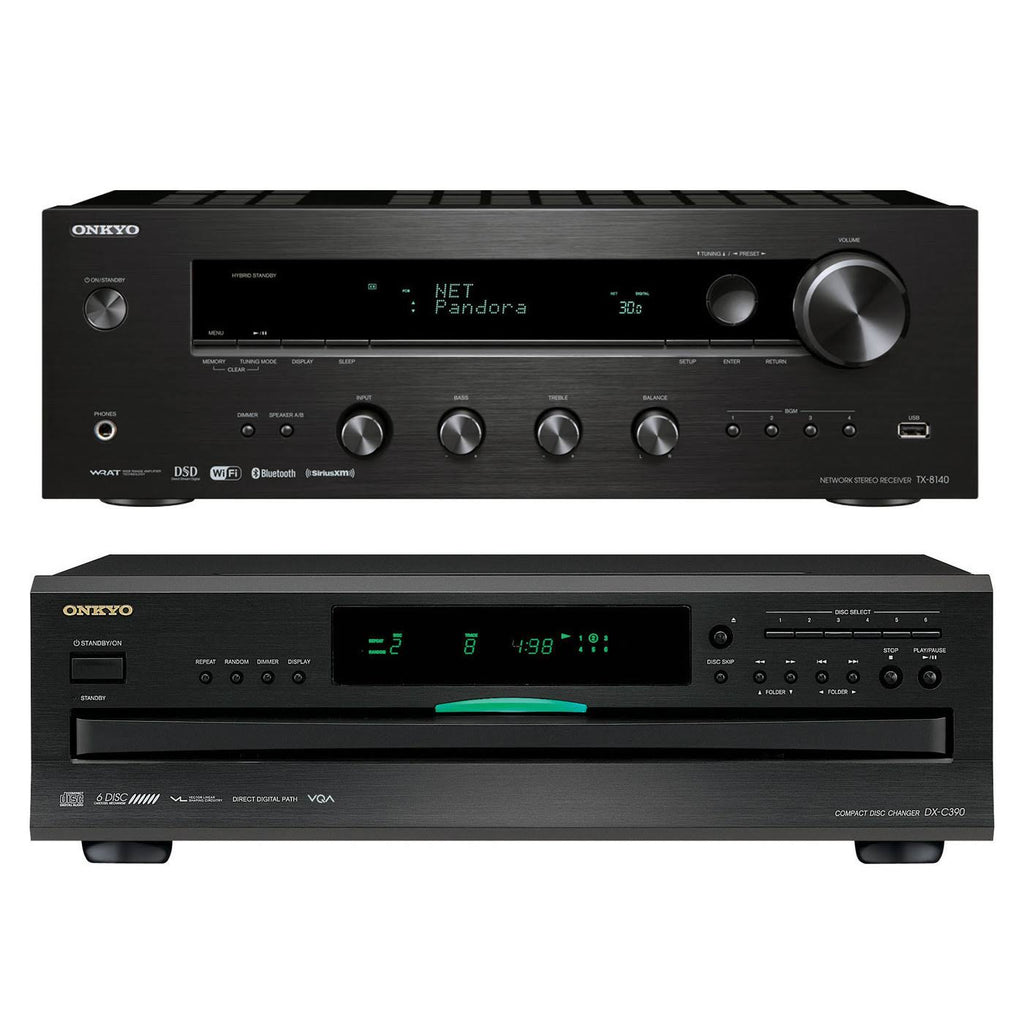 Network Stereo Receiver with Built-In Wi-Fi & Bluetooth and 6-Disc Carousel CD Player W61598