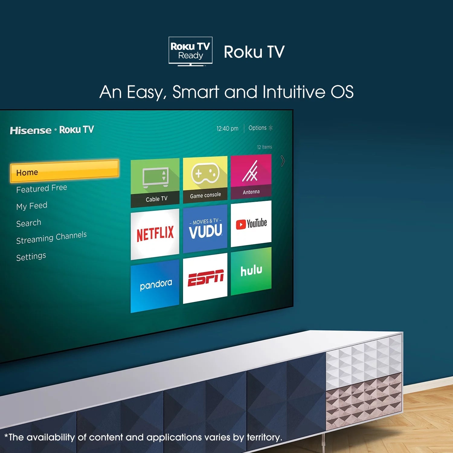 58" 4K UHD LED Roku Smart TV HDR R2771