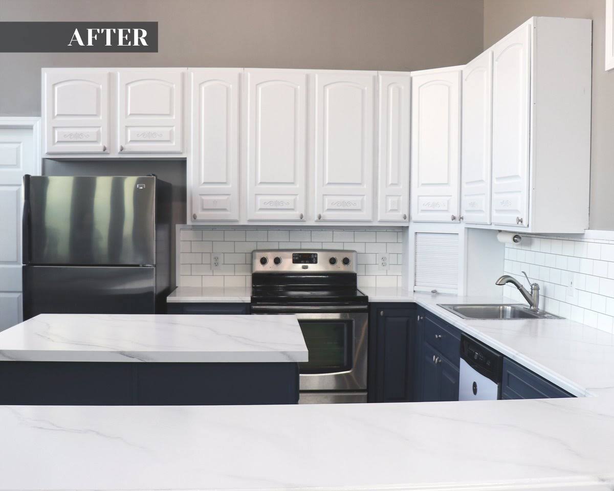 White Marble Countertop Paint Kit Y98945
