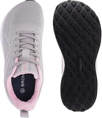 Wide Toe Box Road Running Shoes with Rubber Outsole Y996