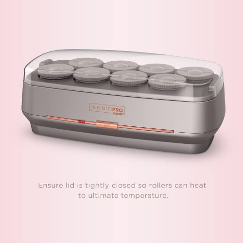Ceramic Flocked Hot Rollers with Clips 2 inch Rollers R3633