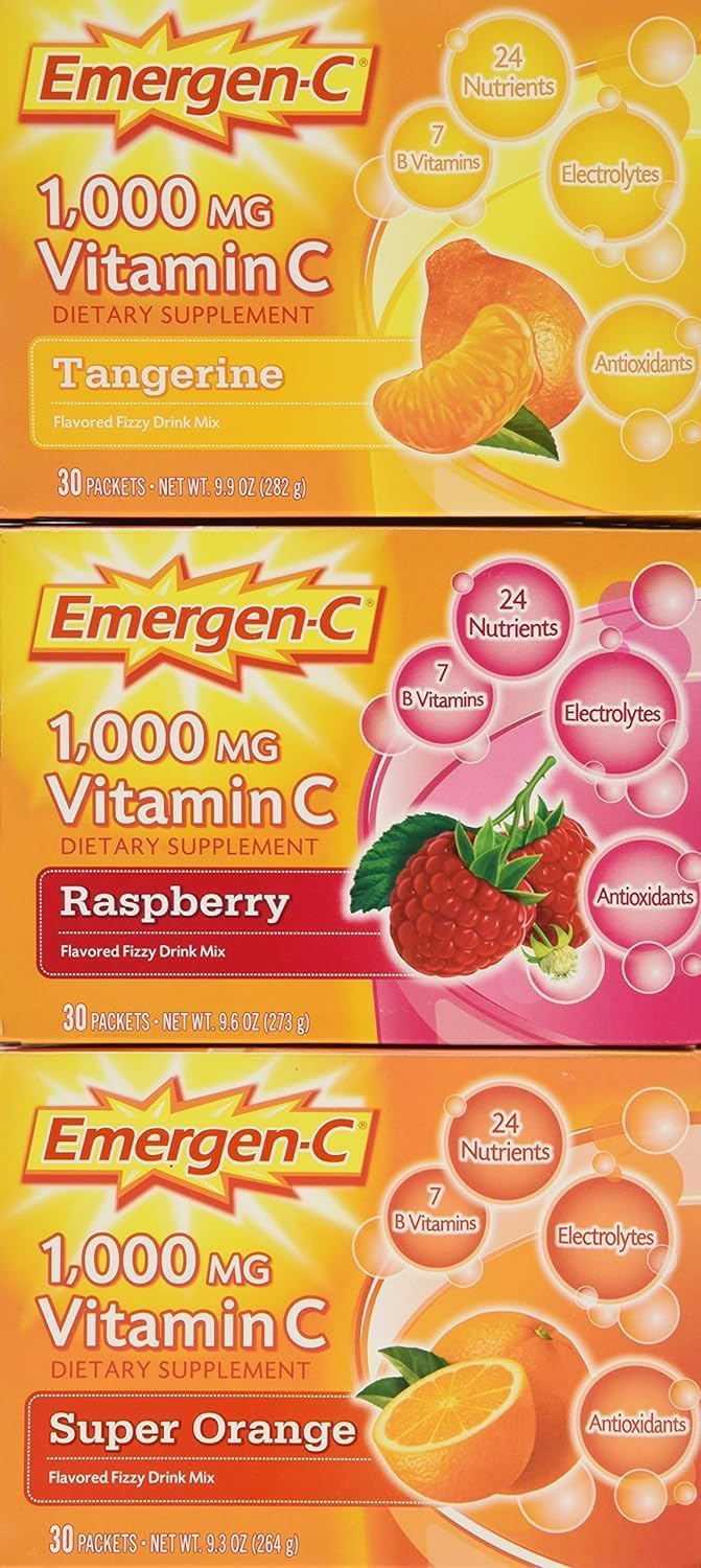 90 Packets Vitamin C Dietary Supplement Drink Mix F4725