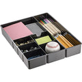 8 Compartments Black Drawer Organizer Tray H4372