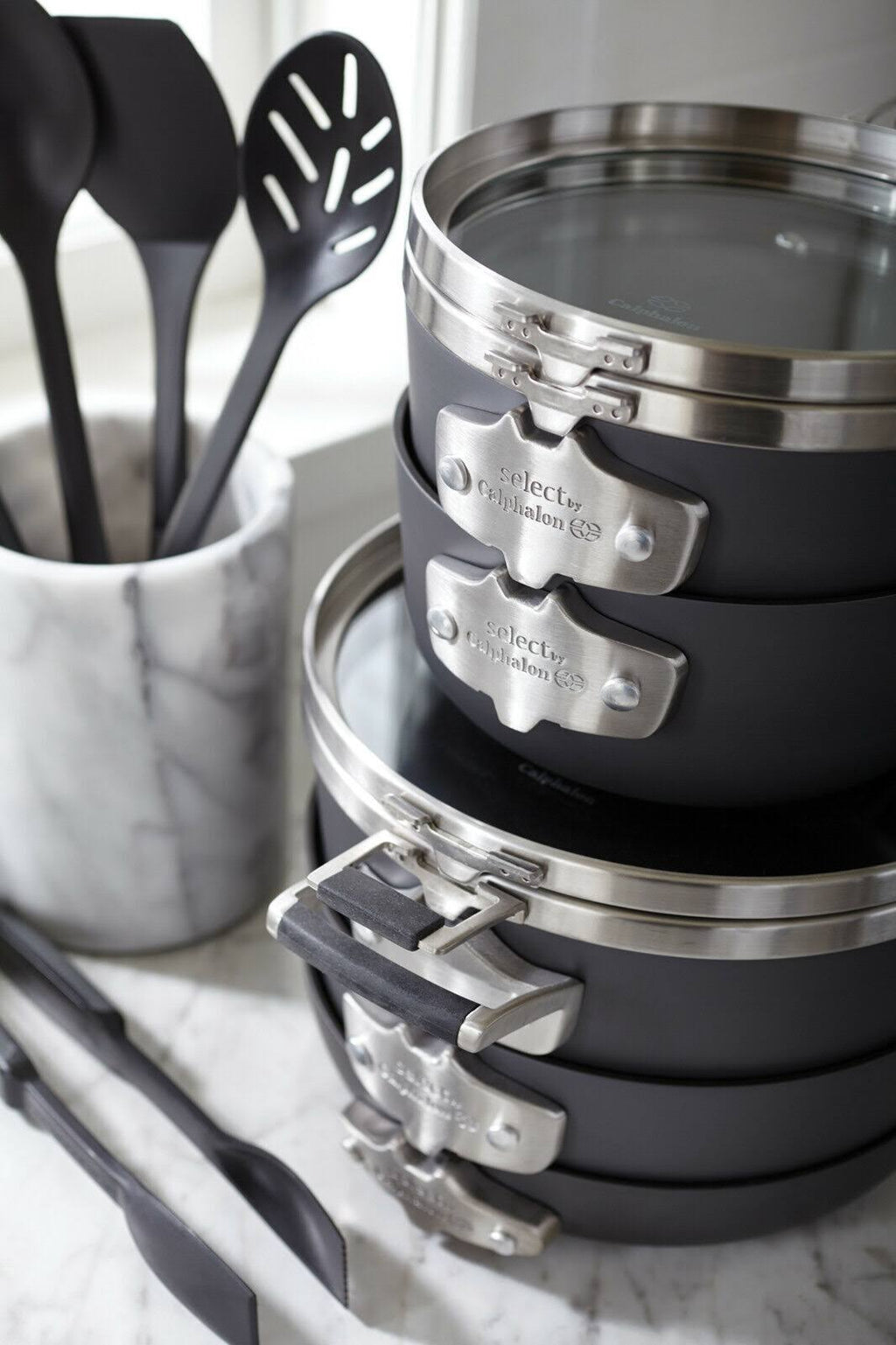 14 Piece Hard-Anodized Nonstick Cookware Set B750877