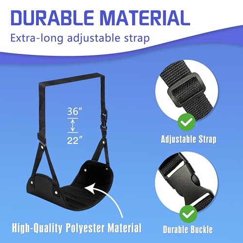 Portable Length Adjustable Airplane Foot Rest H1247