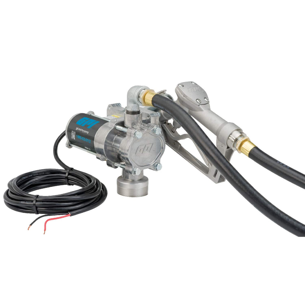 12v 8 GPM Fuel Transfer Pump with Manual Shut-Off Nozzle I959431