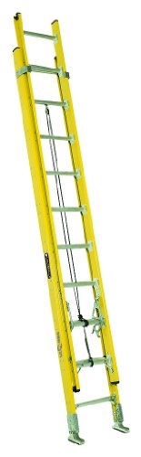 16-foot Fiberglass Extension Ladder, 375-Pound Load Capacity, Type IAA E3085