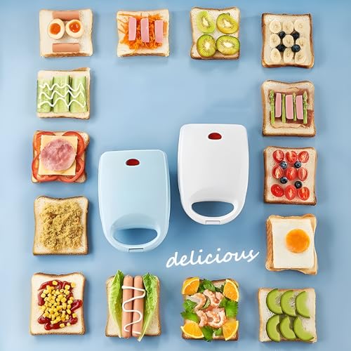 Small Electric Sandwich Maker with Reminder Light T7793