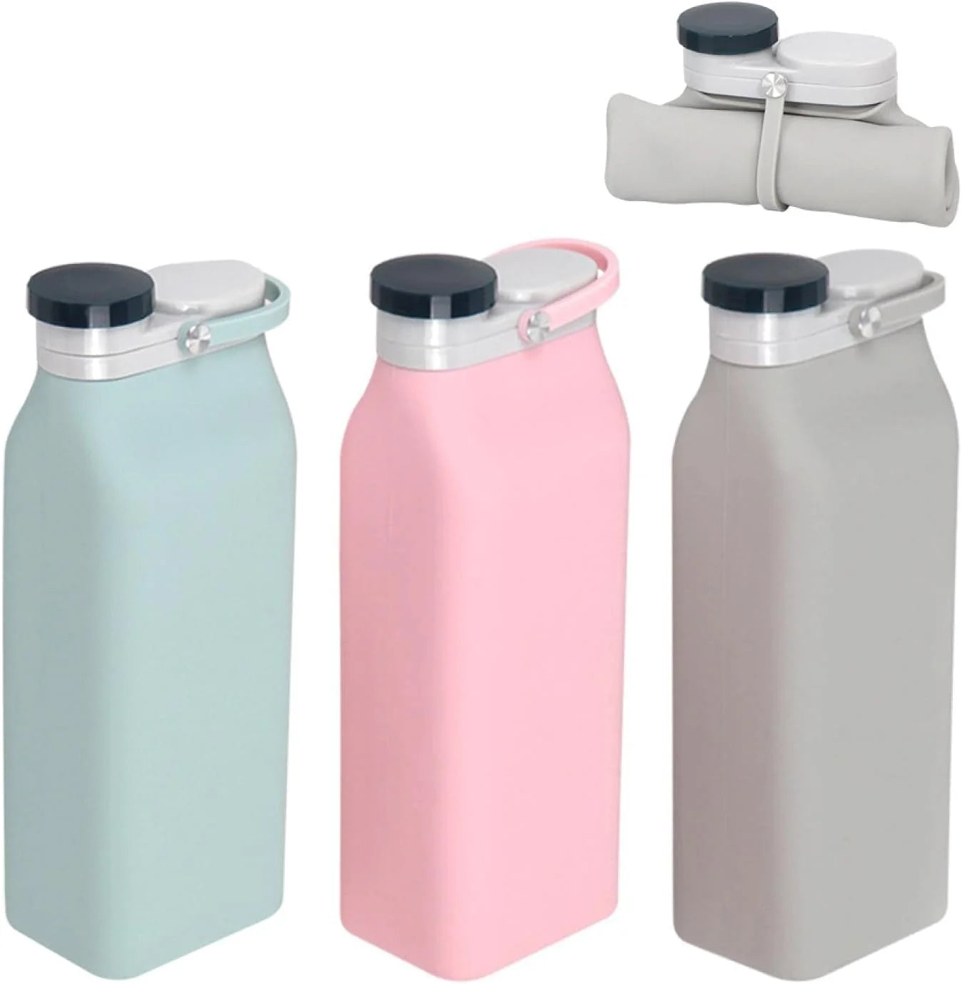 600ml Silicone Collapsible Water Bottle Z99981