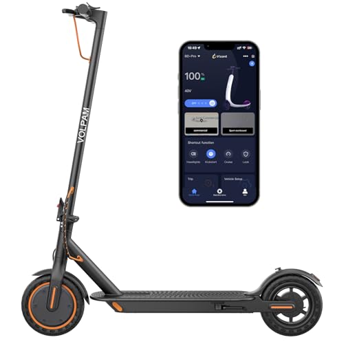 Electric Scooter, 350W, 8.5" Tires, 12 Miles Range, 16Mph, Folding E-Scooter with Dual Braking U54862