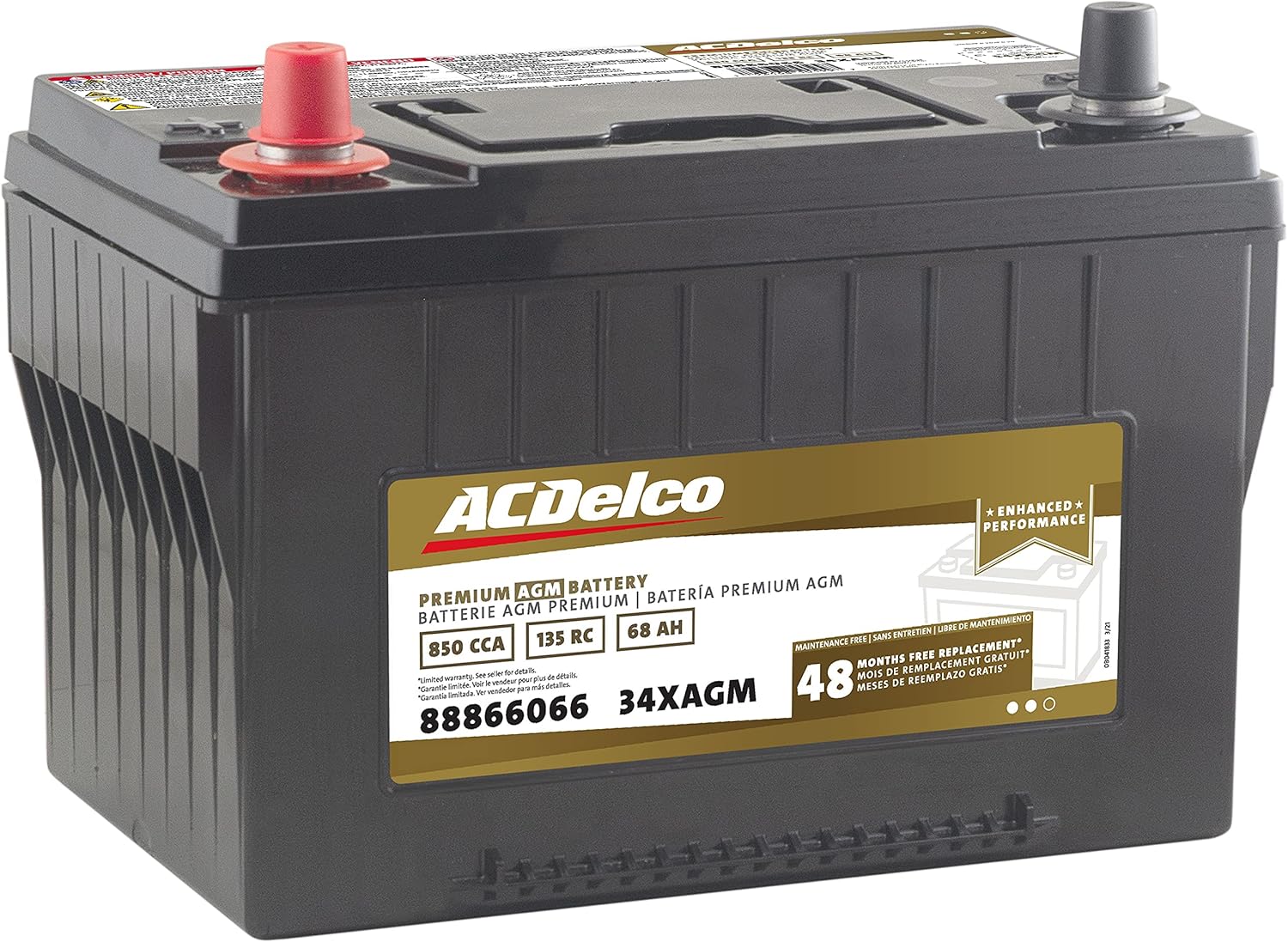 AGM BCI Group 34 Battery Q500