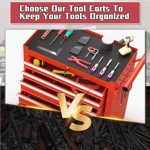 7-Drawer Metal Rolling Tool Chest with Wheels and Locking C8472
