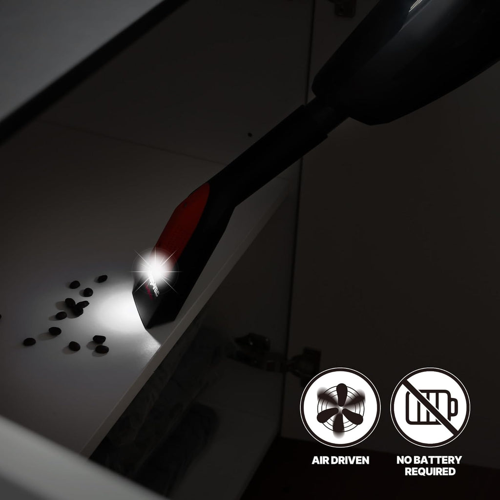 Portable Wet/Dry Vacuum with Nozzle Kit and LED Light O252