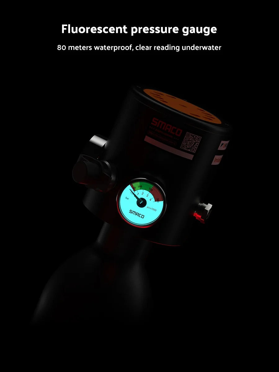 Black 0.5L Mini Scuba Tank R471874