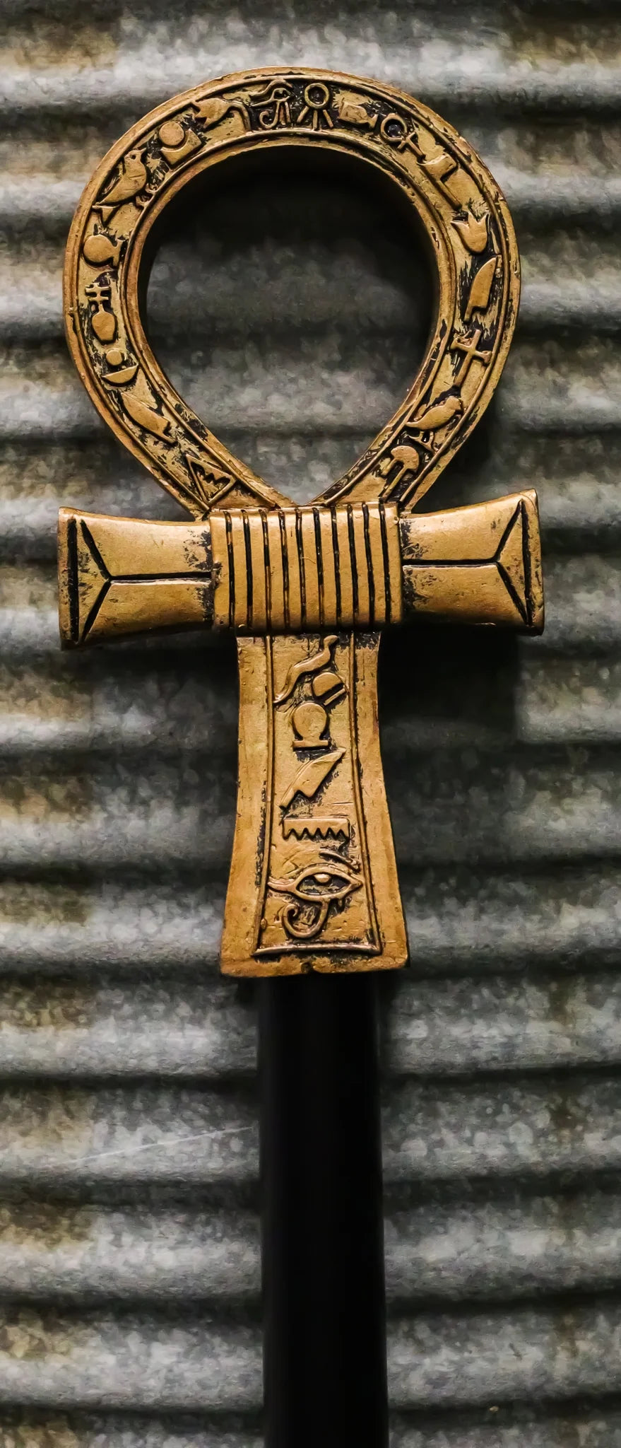 Egyptian Ankh Key of Life Decorative Walking Staff Cane W906