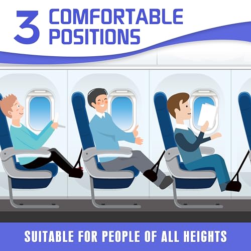 Portable Length Adjustable Airplane Foot Rest H1247