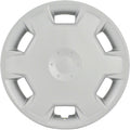15 inch Set of 4 Silver Hubcaps Wheel Covers W754