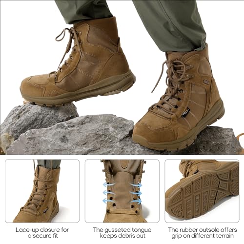 Lightweight Military Tactical Work Boots K6486