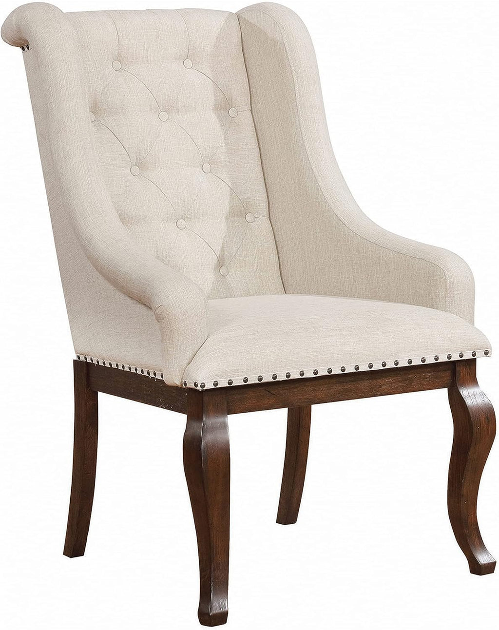 Antique Java and Cream Arm Chairs (Set of 2) M327