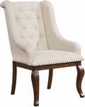 Antique Java and Cream Arm Chairs (Set of 2) M327