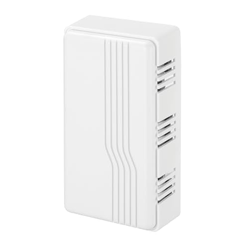 White Wired Mechanical Doorbell Chime, Plastic, 80 dB A509