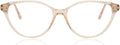 Peach Clear Lens Eyeglasses I63240
