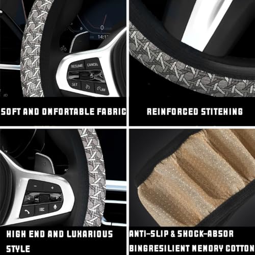 15 Inch Anti-Slip Breathable Elastic Steering Wheel Cover N7111