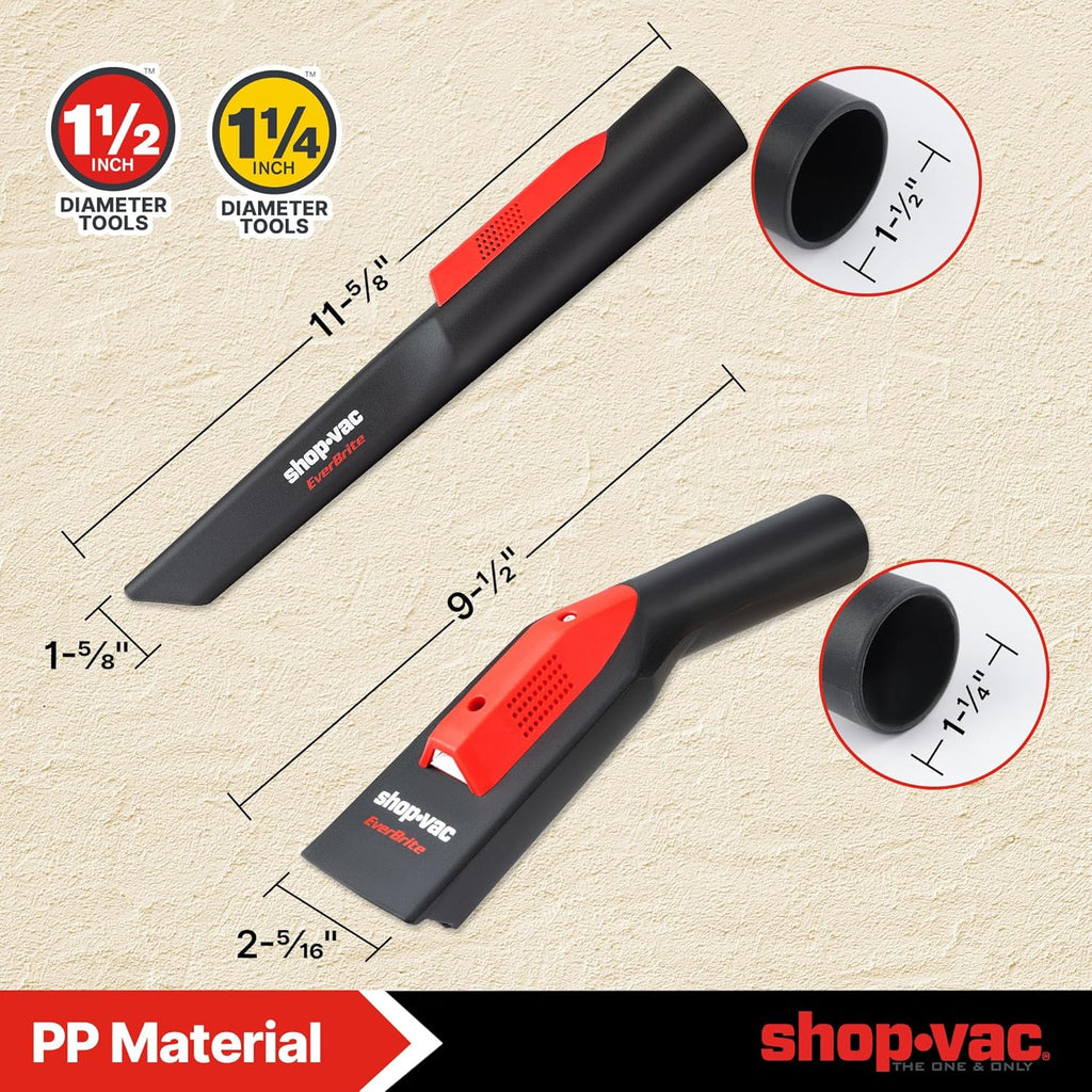 Portable Wet/Dry Vacuum with Nozzle Kit and LED Light O252