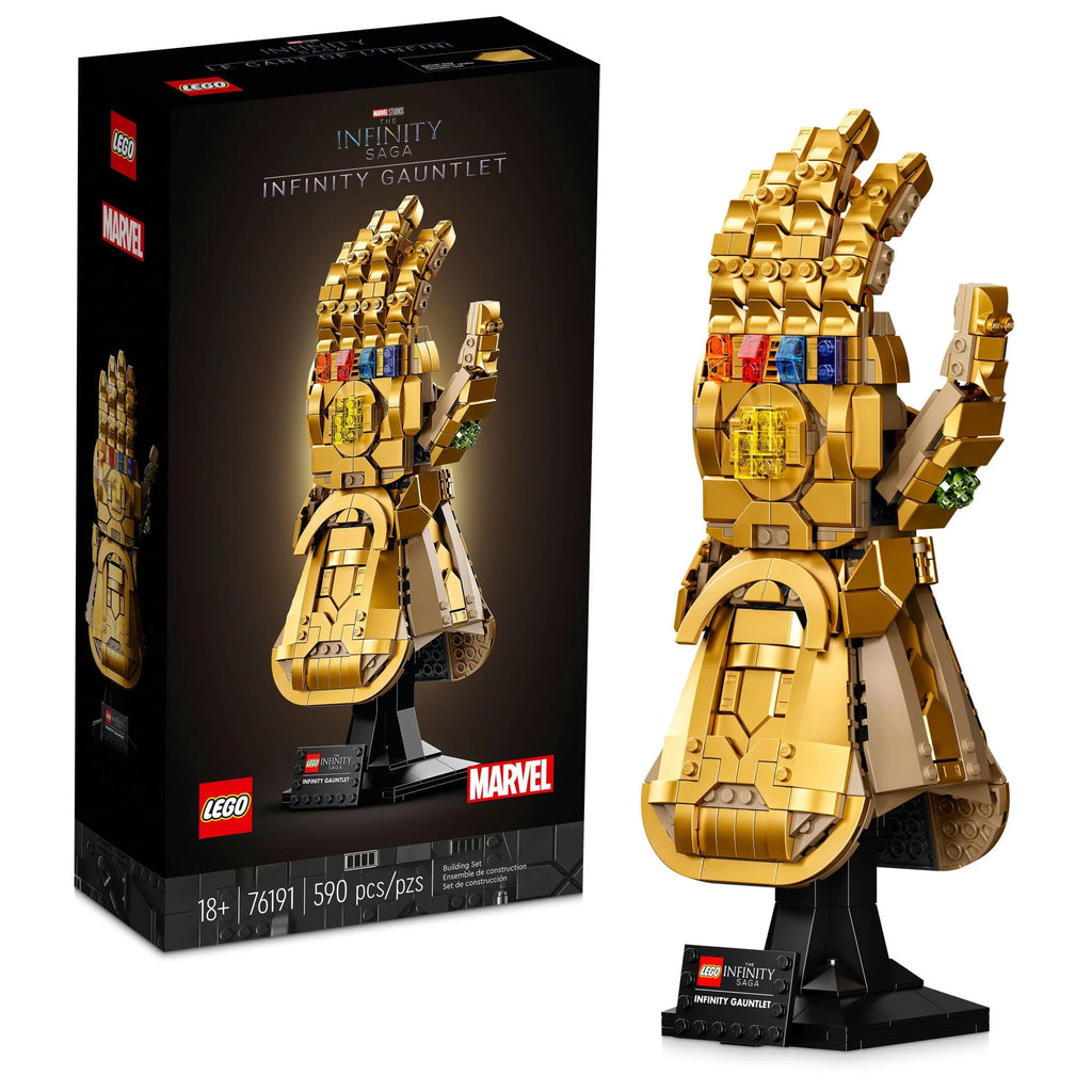 LEGO Marvel Infinity Gauntlet Set 76191, Thanos Glove with Infinity Stones, Collectible Adult Building Set F935289