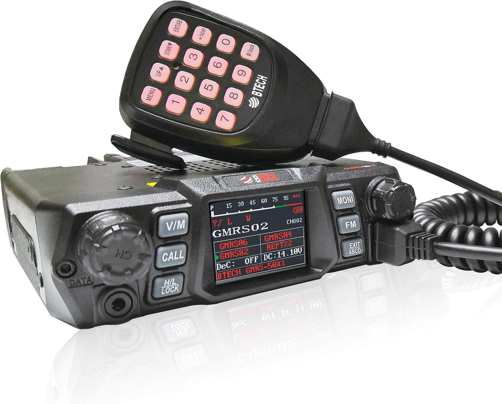 50 Watt GMRS Two-Way Radio with Dual Band Scanning Receiver I609985