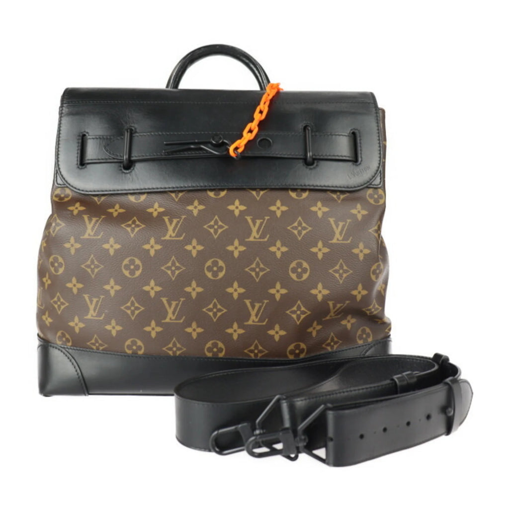 Pre-Owned Monogram Canvas Leather Shoulder Bag D62014