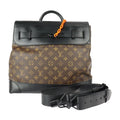 Pre-Owned Monogram Canvas Leather Shoulder Bag D62014