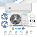 12,000 BTU 23 SEER2 Ductless Mini-Split Air Conditioner Heat Pump System 220V E3931
