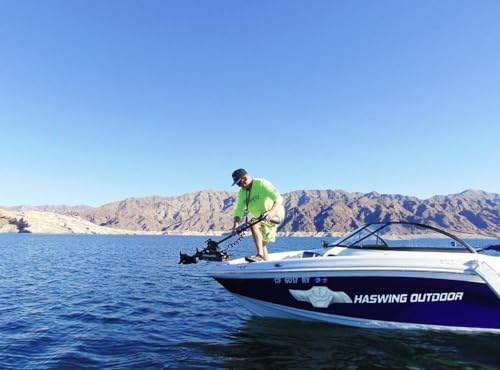 12V 54" 55lbs Electric Trolling Motor with Wireless Remote Control Z5416