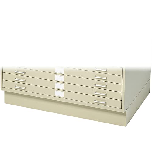 White 5-Drawer Flat File W16737