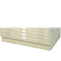 White 5-Drawer Flat File W16737