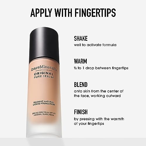 Original Pure Serum Radiant Natural Liquid Foundation Mineral SPF 20 S431321